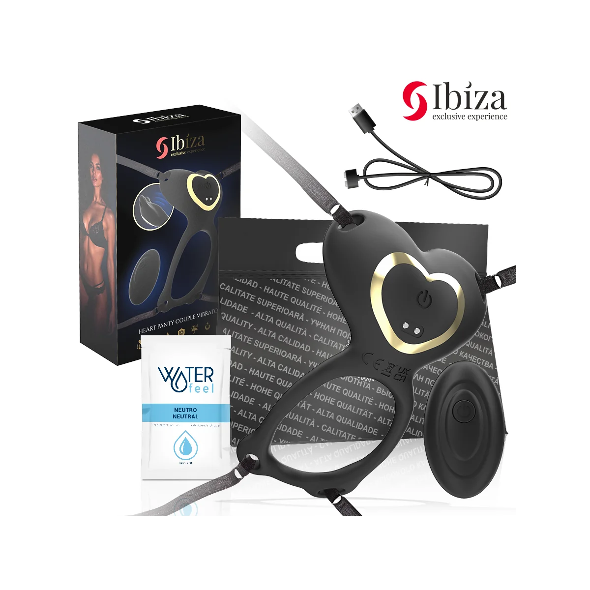 HERZ-PANTY-PARTNERVIBRATOR MIT FERNBEDIENUNG VON IBIZA