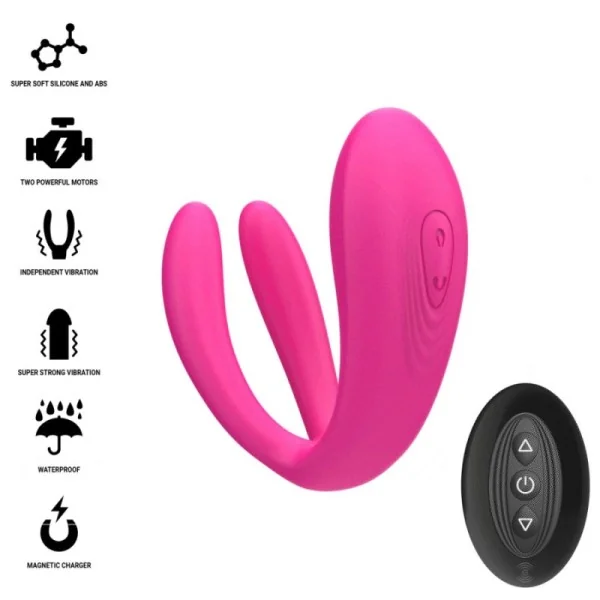 JULIA DOPPELVIBRATOR-KLEMMENSTIMULATOR MIT FERNBEDIENUNG VON INTENSE COUPLES TOYS