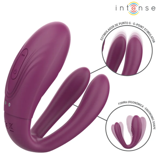 SANDRA KLAPPE- UND VIBRATIONSKLEMMSTIMULATOR MIT FERNBEDIENUNG VON INTENSE COUPLES TOYS