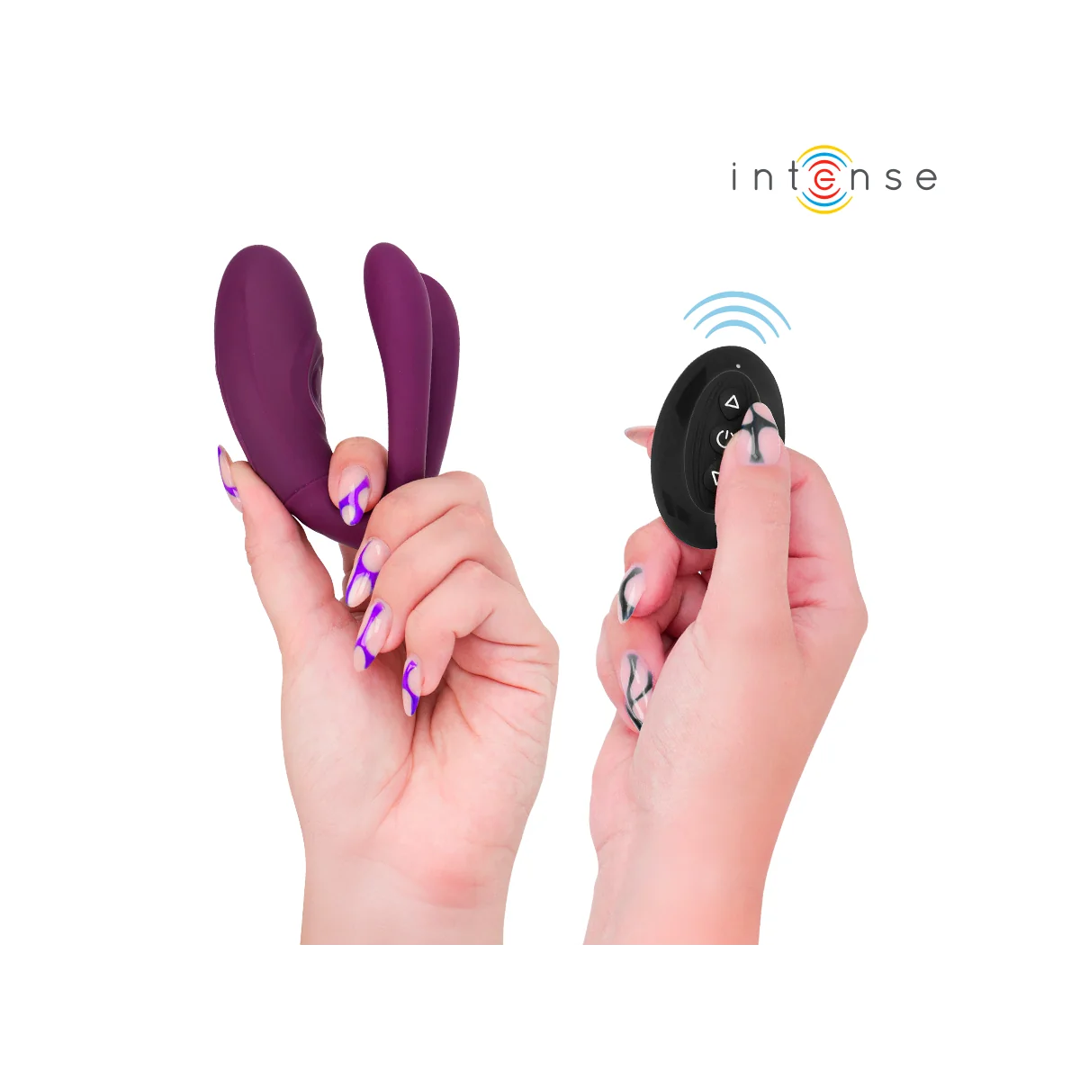 SANDRA KLAPPE- UND VIBRATIONSKLEMMSTIMULATOR MIT FERNBEDIENUNG VON INTENSE COUPLES TOYS