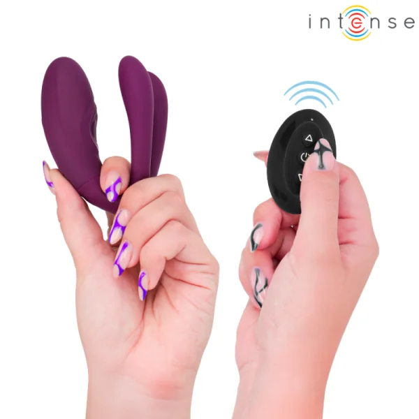 SANDRA KLAPPE- UND VIBRATIONSKLEMMSTIMULATOR MIT FERNBEDIENUNG VON INTENSE COUPLES TOYS