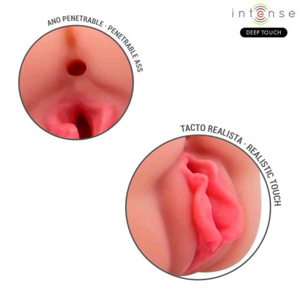 RILEY DOPPELMUSTURBATOR FÜR MUND UND VAGINA VON INTENSE DEEP TOUCH