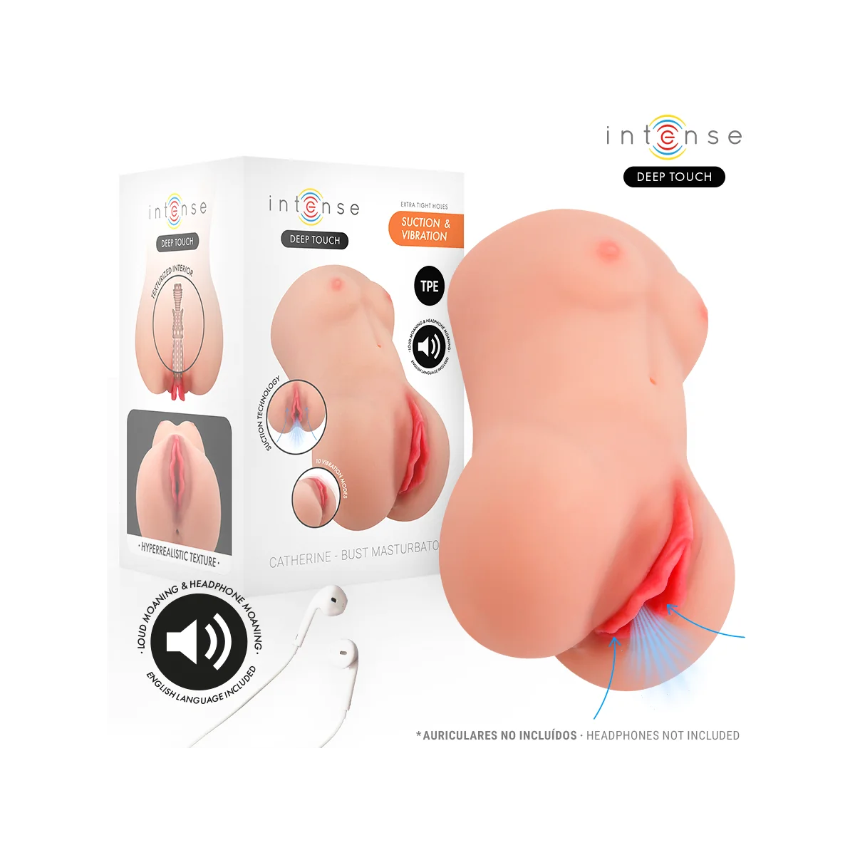 CATHERINE VIBRATOR & SAUGMASTURBATOR MIT STIMME VON INTENSE DEEP TOUCH