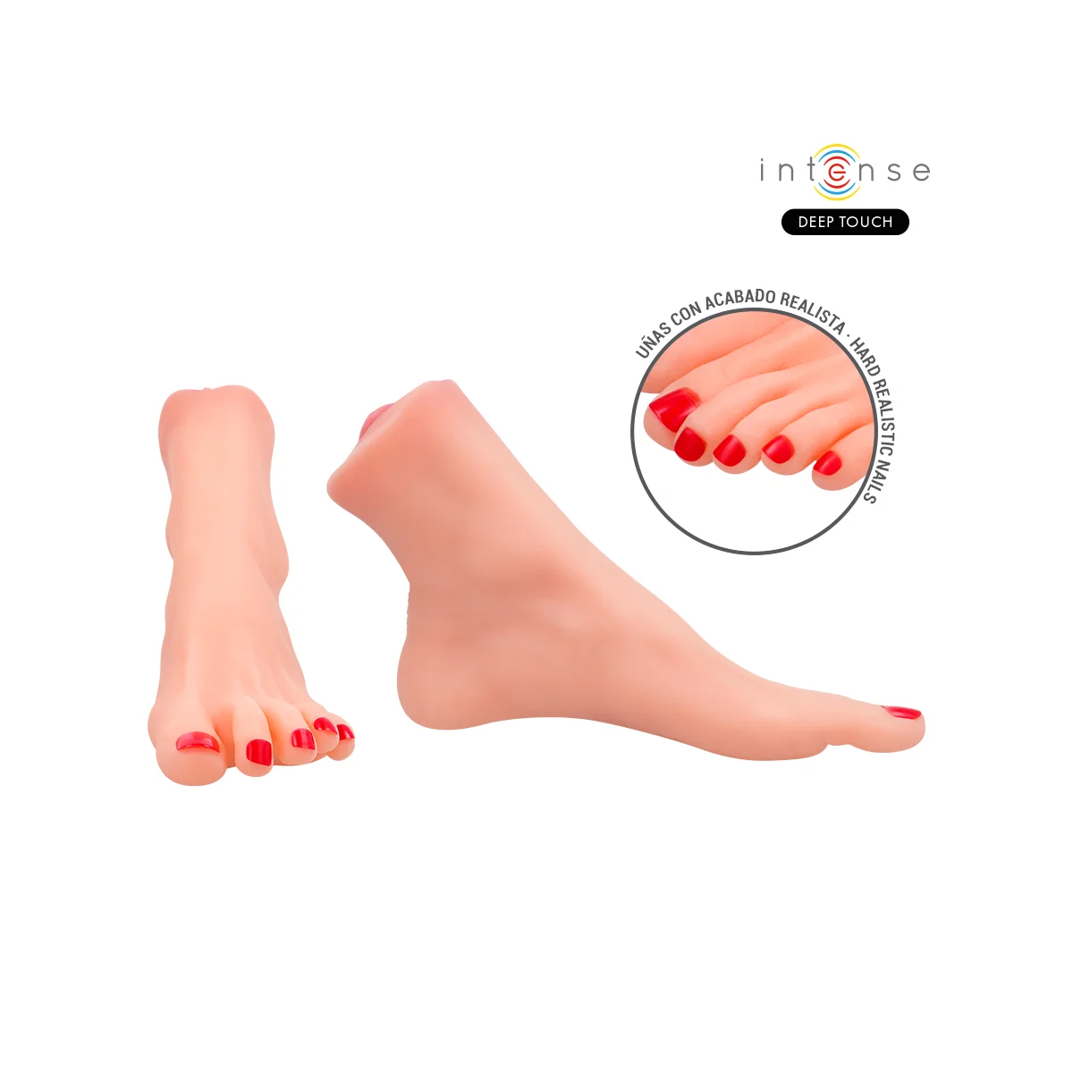 GABBIE ZWEITEILIGER FUSSFÖRMIGER MASTAUBADOR VON INTENSE DEEP TOUCH