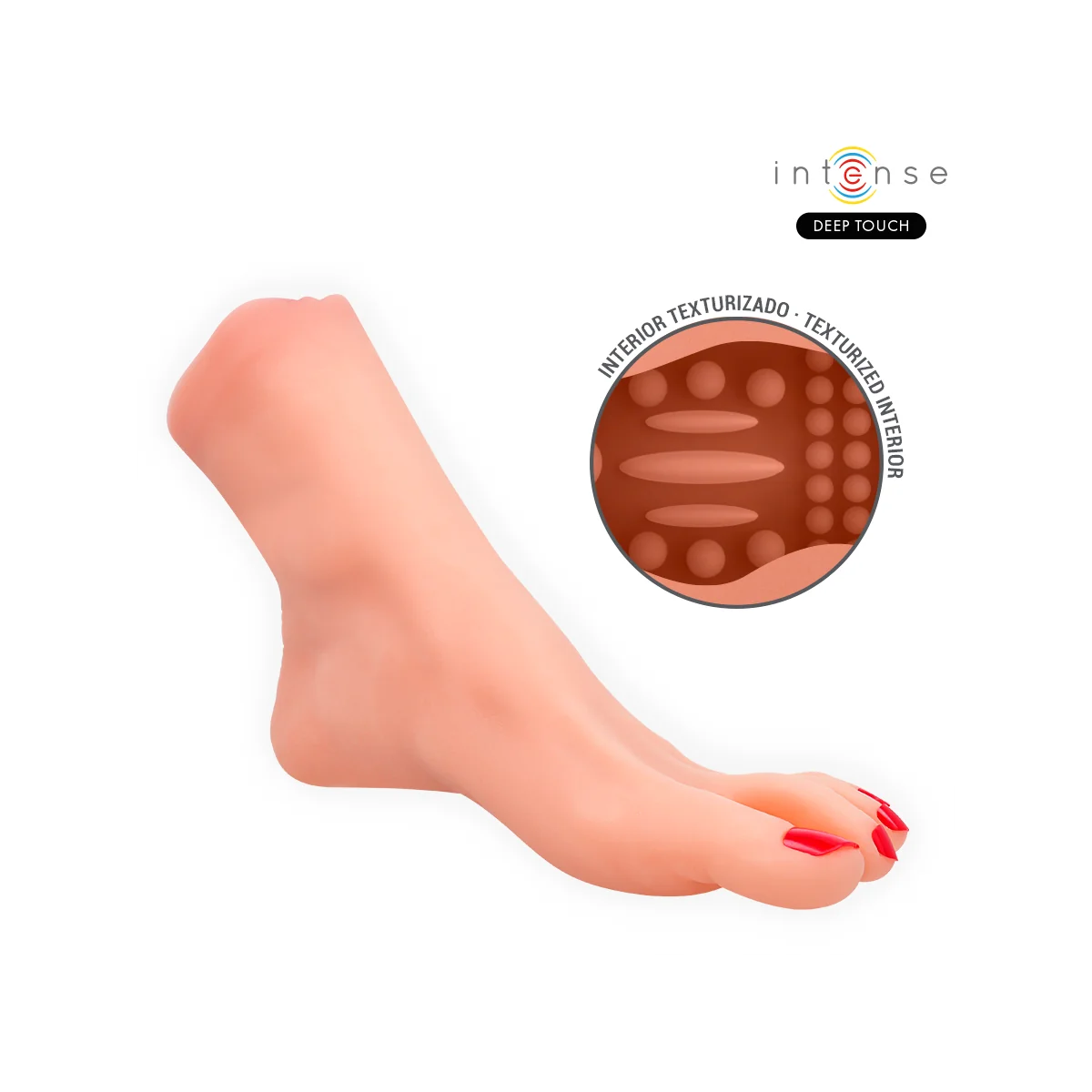 GABBIE ZWEITEILIGER FUSSFÖRMIGER MASTAUBADOR VON INTENSE DEEP TOUCH