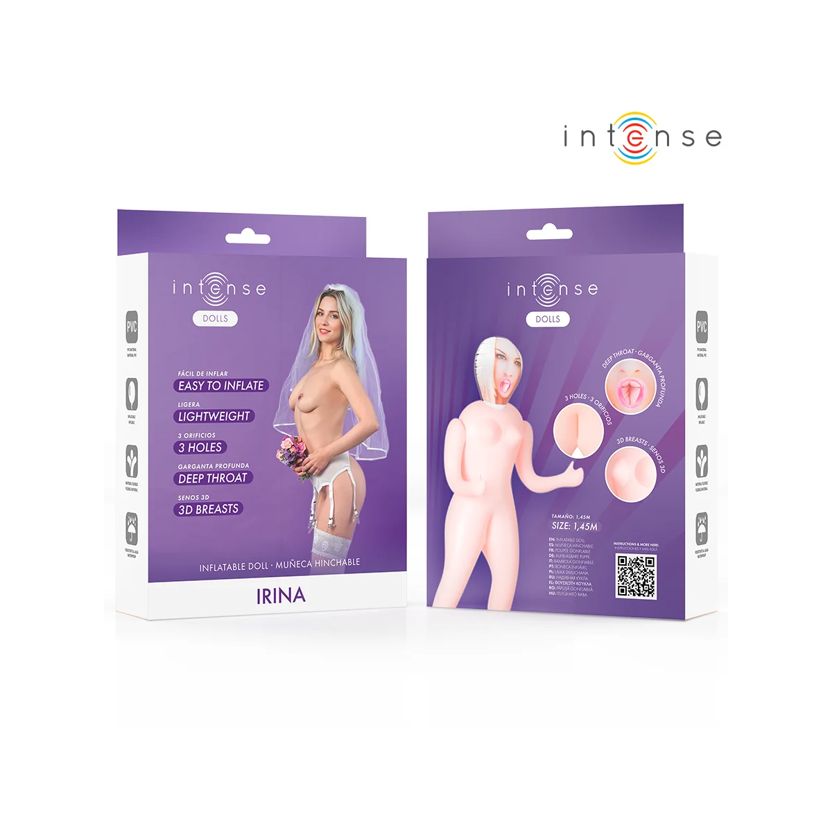 IRINA AUFBLASBARE PUPPE MIT DREI ÖFFNUNGEN VON INTENSE DOLLS