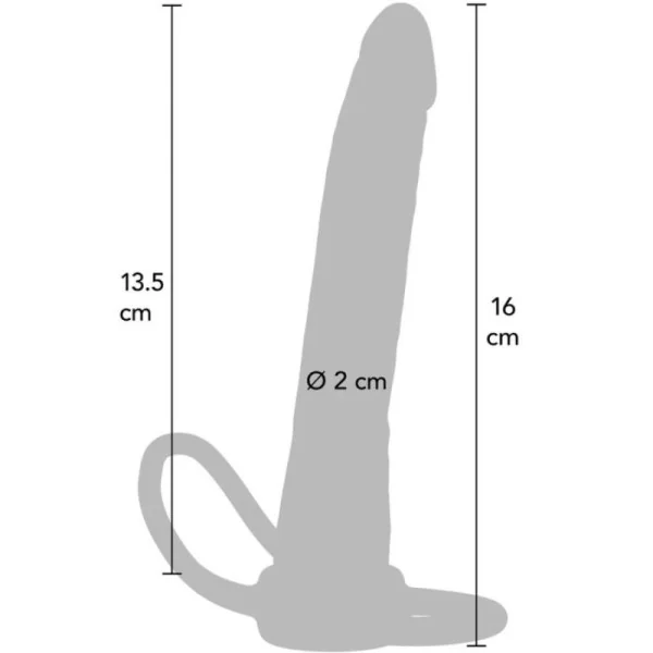 DOUBLE TROUBLE SILIKON-ANALPENETRATOR 16 CM VON GET REAL