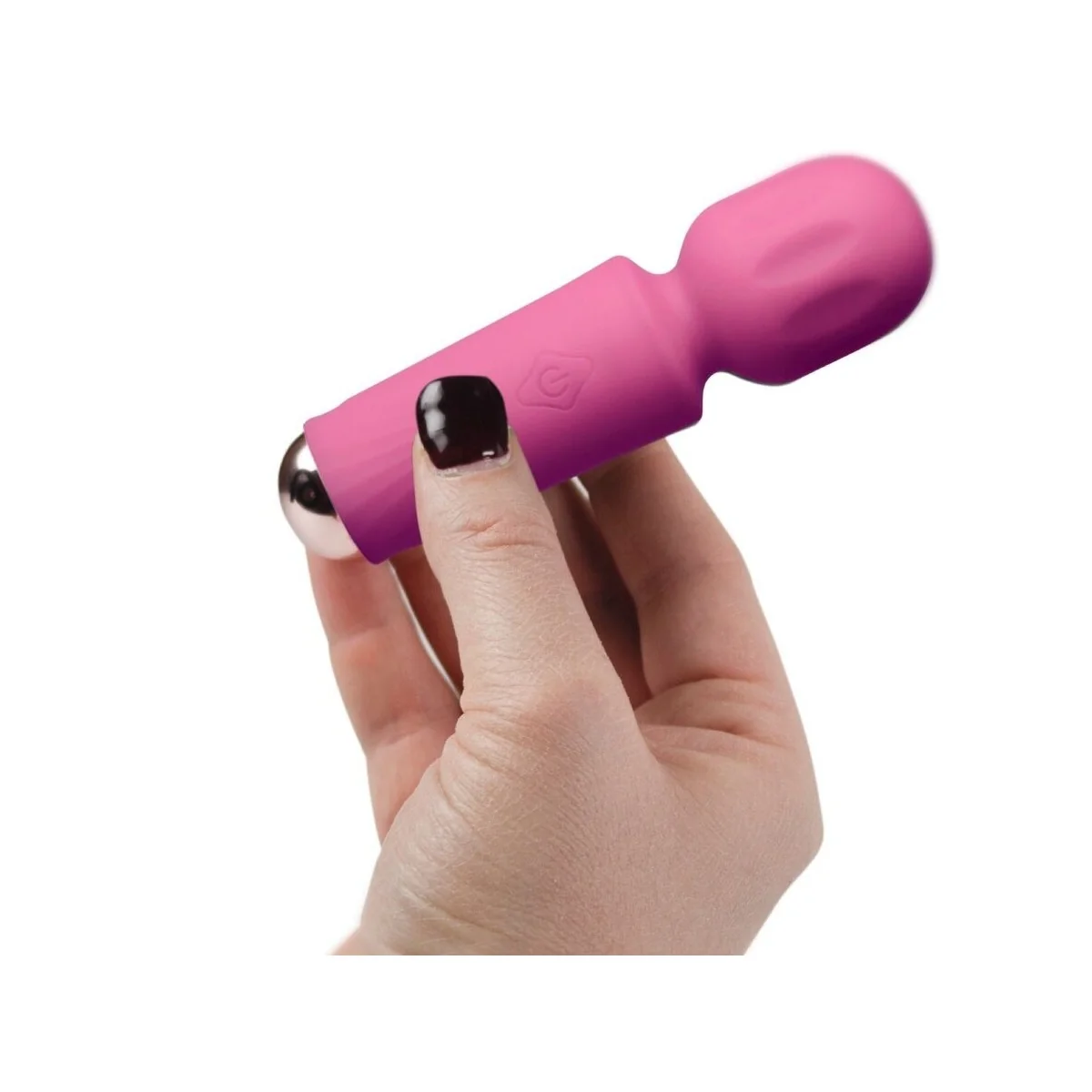 WIEDERAUFLADBARER MINI-ZAUBERSTAB MIT 16 FUNKTIONEN, PFINGSTROSENROSA VON ROCKS-OFF