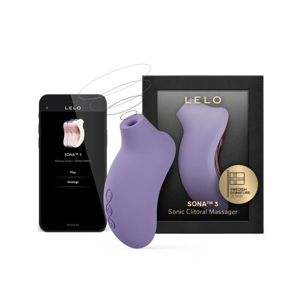 SONA 3 SONIC CLITORAL MASSAGER VIOLET DUSK VON LELO