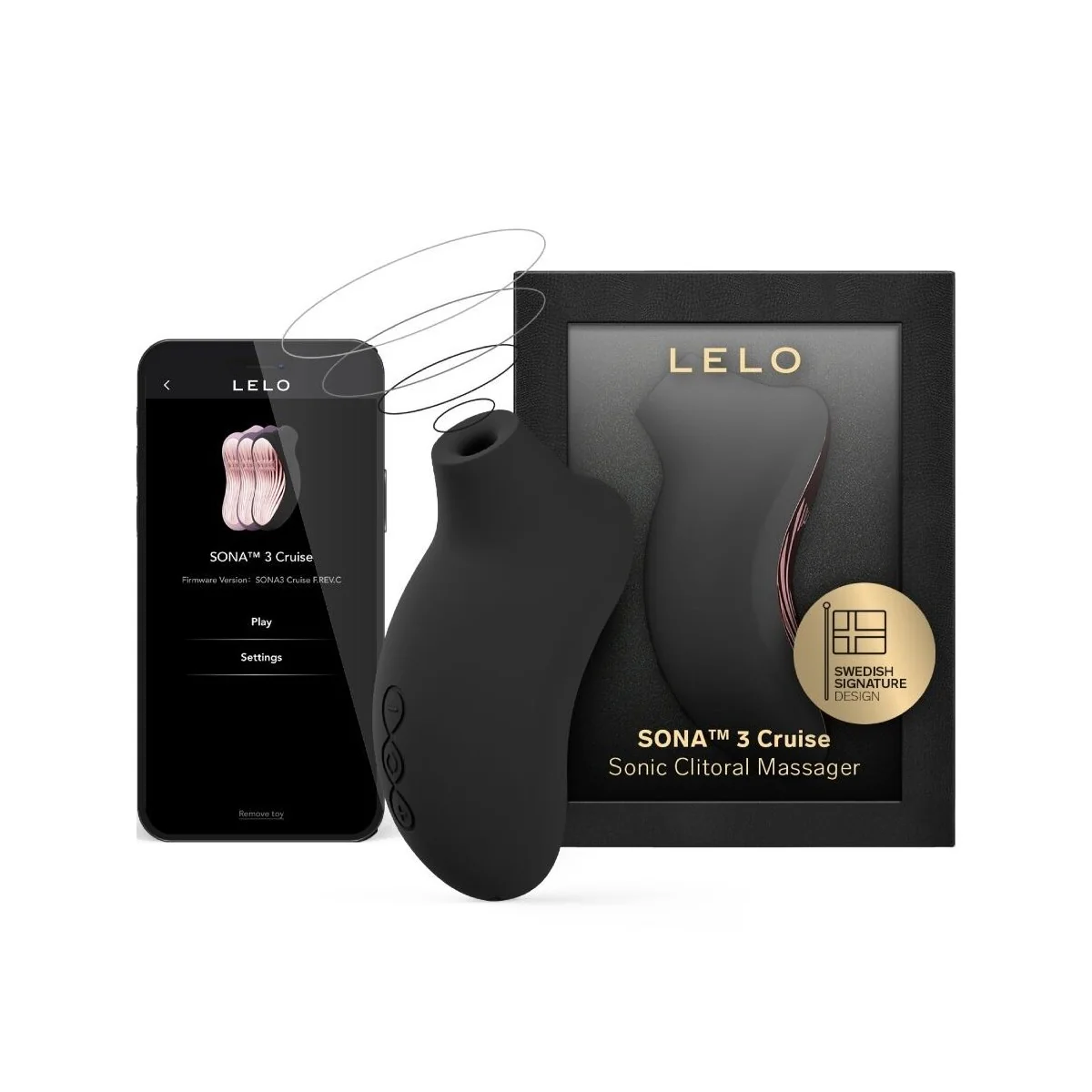 SONA 3 CRUISE SONIC KLITORALSAGER SCHWARZ VON LELO