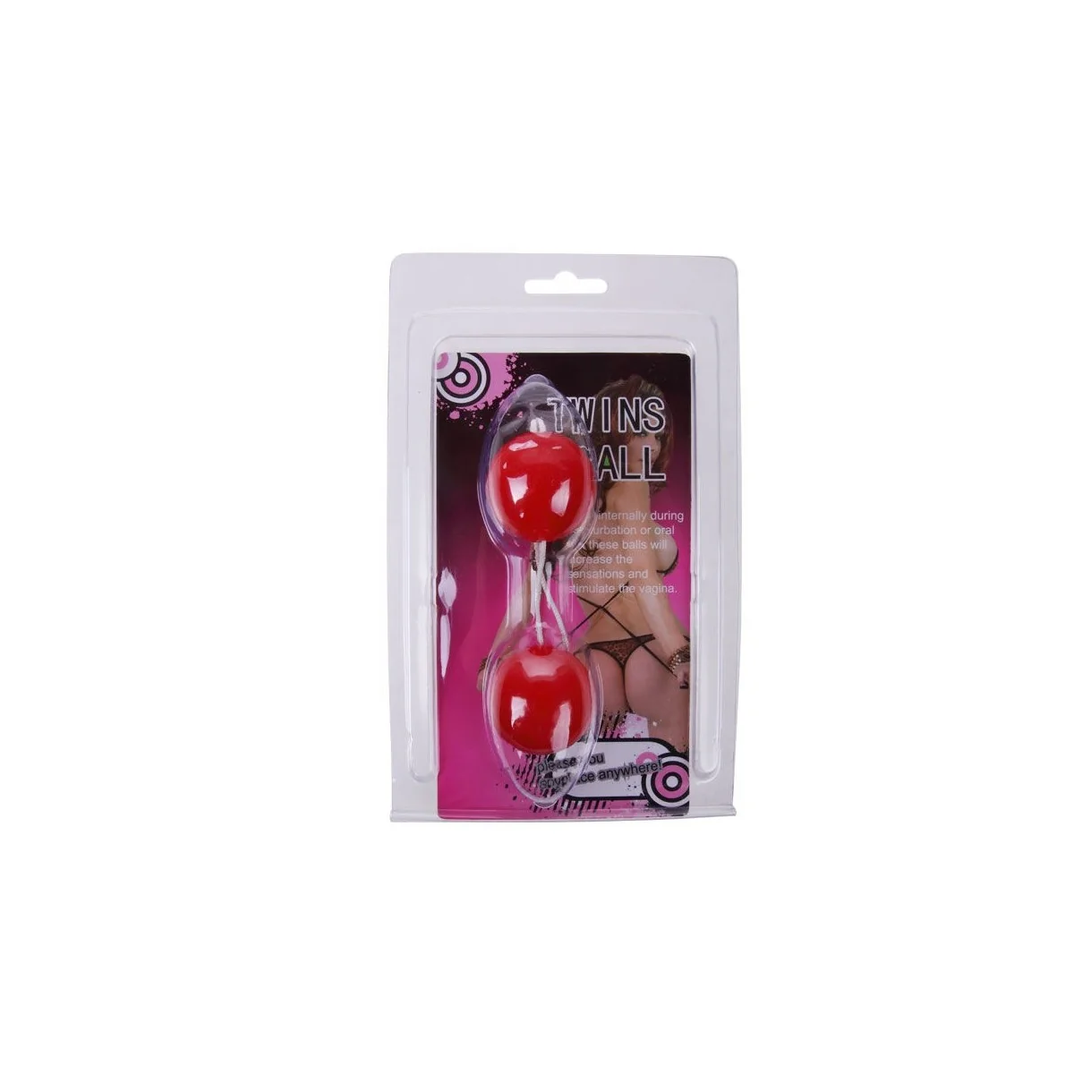 Zwillingsblle Rosa Chinesische Bälle Unisex von Baile Stimulating kaufen | Fesselliebe