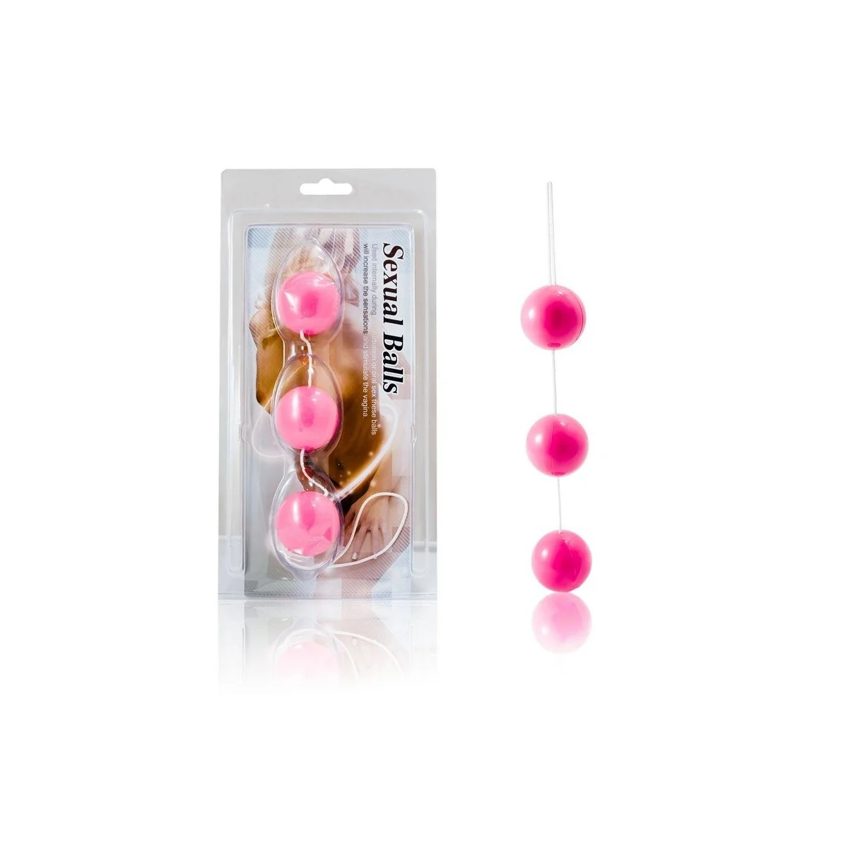 Streifen Rosa Analkugeln Abs von Baile Stimulating kaufen | Fesselliebe