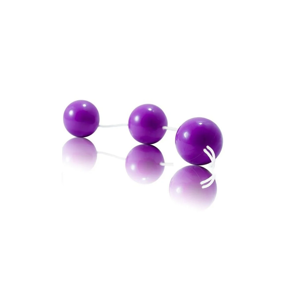 Streifen Lila Abs-Analkugeln von Baile Stimulating kaufen | Fesselliebe