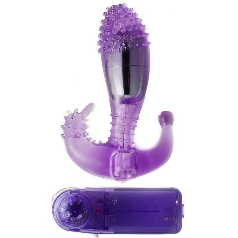 Fliederfarbener Vaginal und Analstimulator mit Vibration von Baile kaufen | Fesselliebe 2