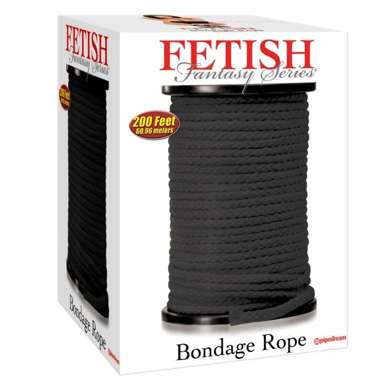 Bondageseil Schwarz 60,96 Meter von Fetish Fantasy Series kaufen | Fesselliebe