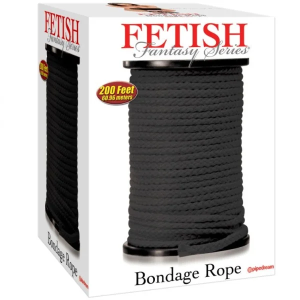 Bondageseil Schwarz 60,96 Meter von Fetish Fantasy Series kaufen | Fesselliebe