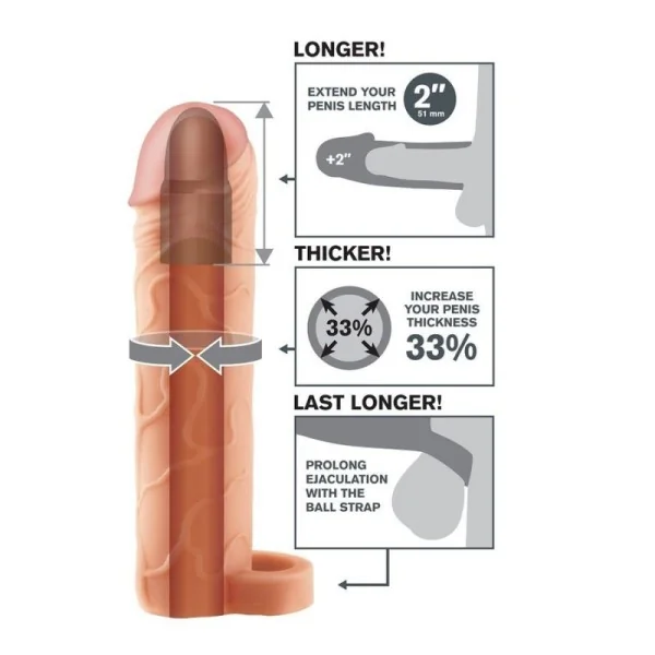 Perfect 2 Extension Ball Strap Skin von Fantasy X-Tensions kaufen | Fesselliebe