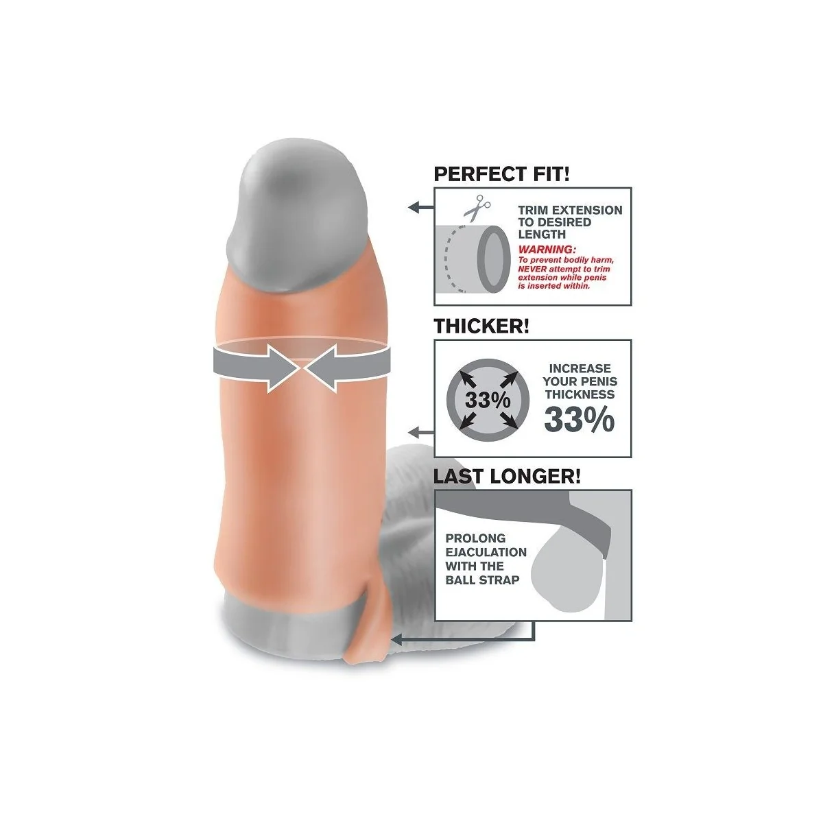 Real Feel Enhancer XL von Fantasy X-Tensions kaufen | Fesselliebe
