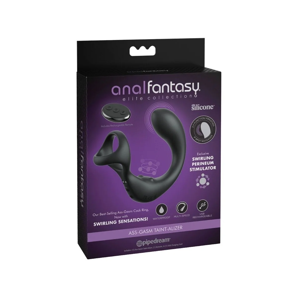 VIBRIERENDER ANALMASSAGER MIT FERNBEDIENUNG VON ANAL FANTASY ELITE COLLECTION