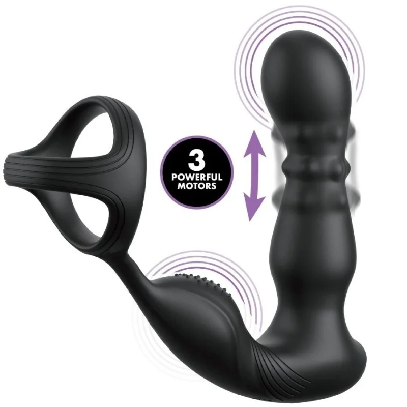 VIBRIERENDER ANALRING UND MASSAGER MIT FERNBEDIENUNG VON ANAL FANTASY ELITE COLLECTION 2