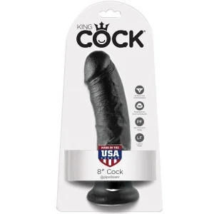 8 Dildo Schwarz 20.3 cm von King Cock kaufen | Fesselliebe