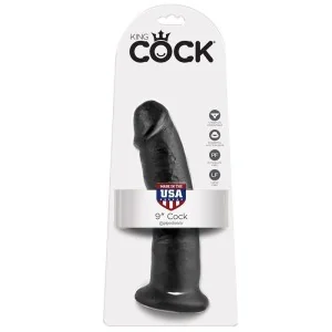 9 Dildo Schwarz 22.9 cm von King Cock kaufen | Fesselliebe