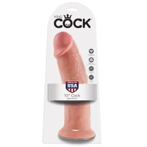 10 Dildo Fleisch 25.4 cm von King Cock kaufen | Fesselliebe