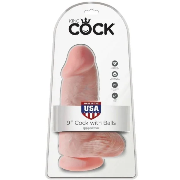 Realistischer Penis Chubby 23 cm von King Cock kaufen | Fesselliebe