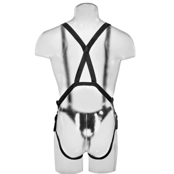 30,5 cm Hollow Strap-On Suspender System - Fleisch von King Cock kaufen | Fesselliebe