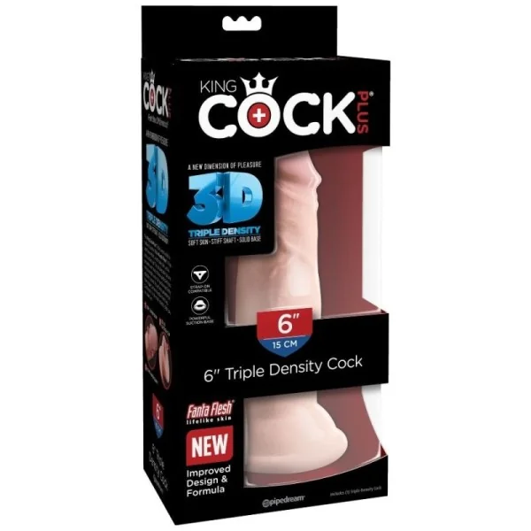 Dreifacher Dichtehahn 15 cm von King Cock Plus kaufen | Fesselliebe