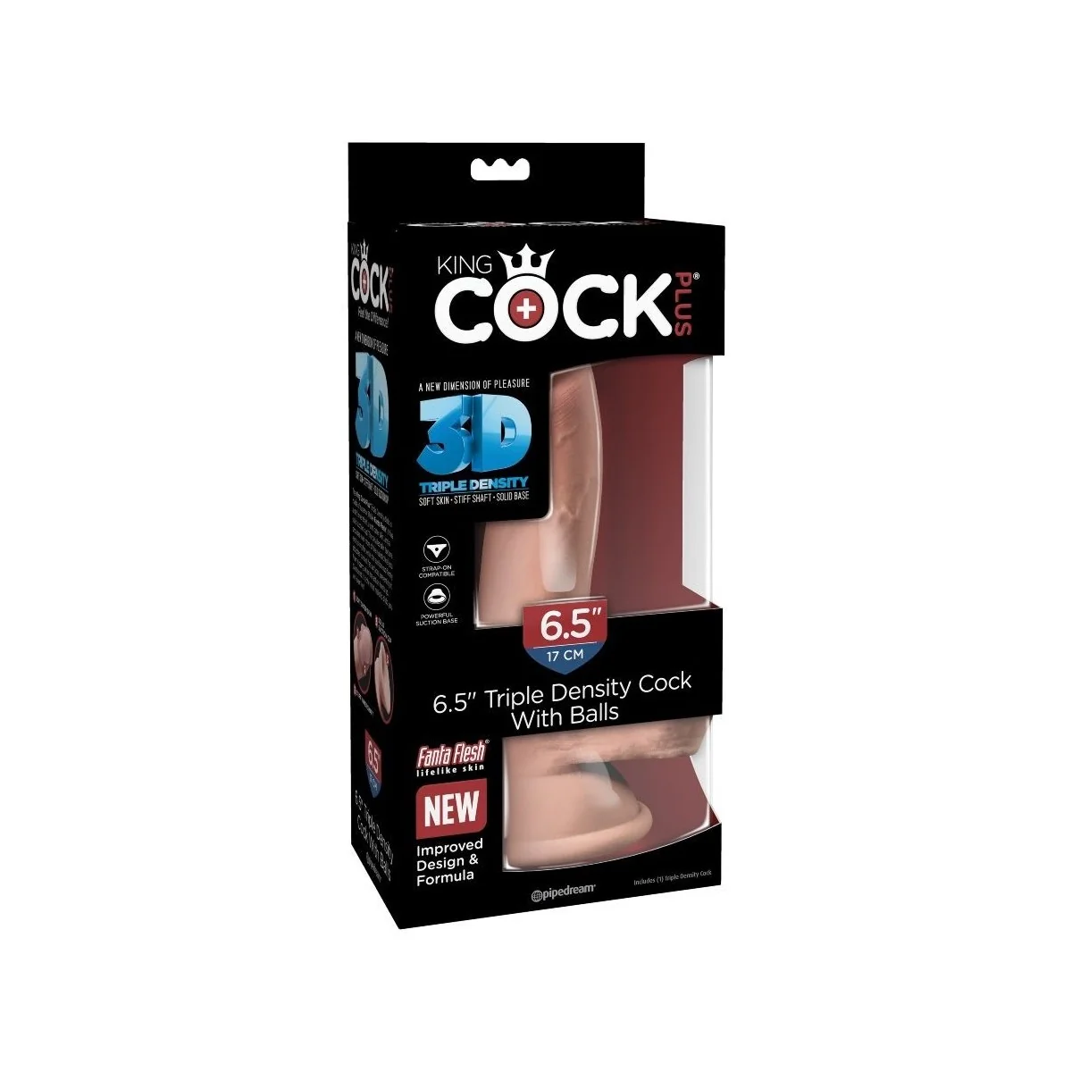 Dreifacher Dichtehahn 14 cm von King Cock Plus kaufen | Fesselliebe