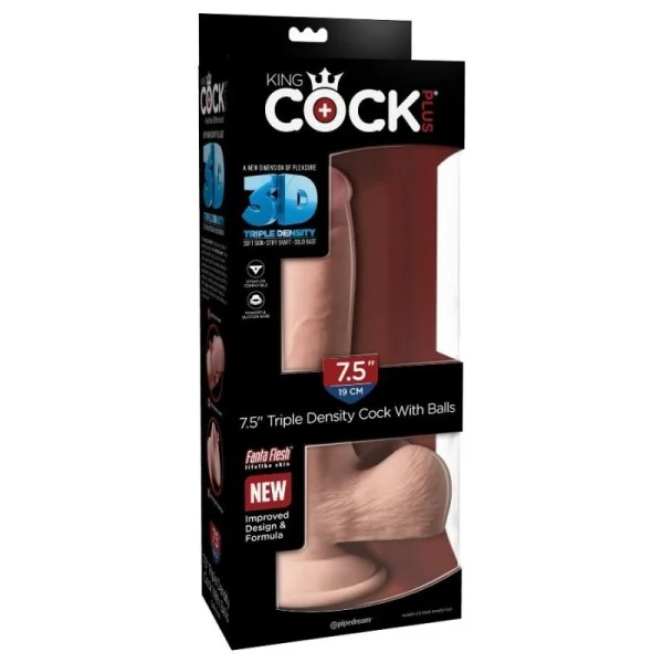 Dreifachdensittshahn 19 cm von King Cock Plus kaufen | Fesselliebe