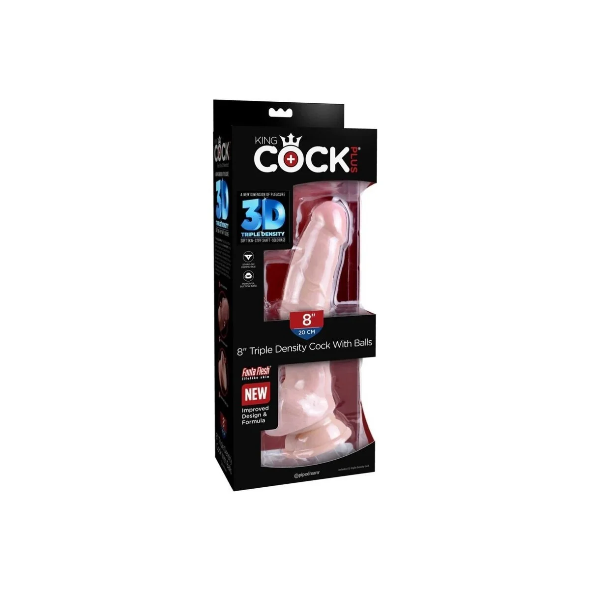 Dreifachdensittshahn 18.4 cm von King Cock Plus kaufen | Fesselliebe