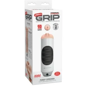 Pipedream Mega Grip Vagina Masturbator Vibrator von Extreme Toyz kaufen | Fesselliebe