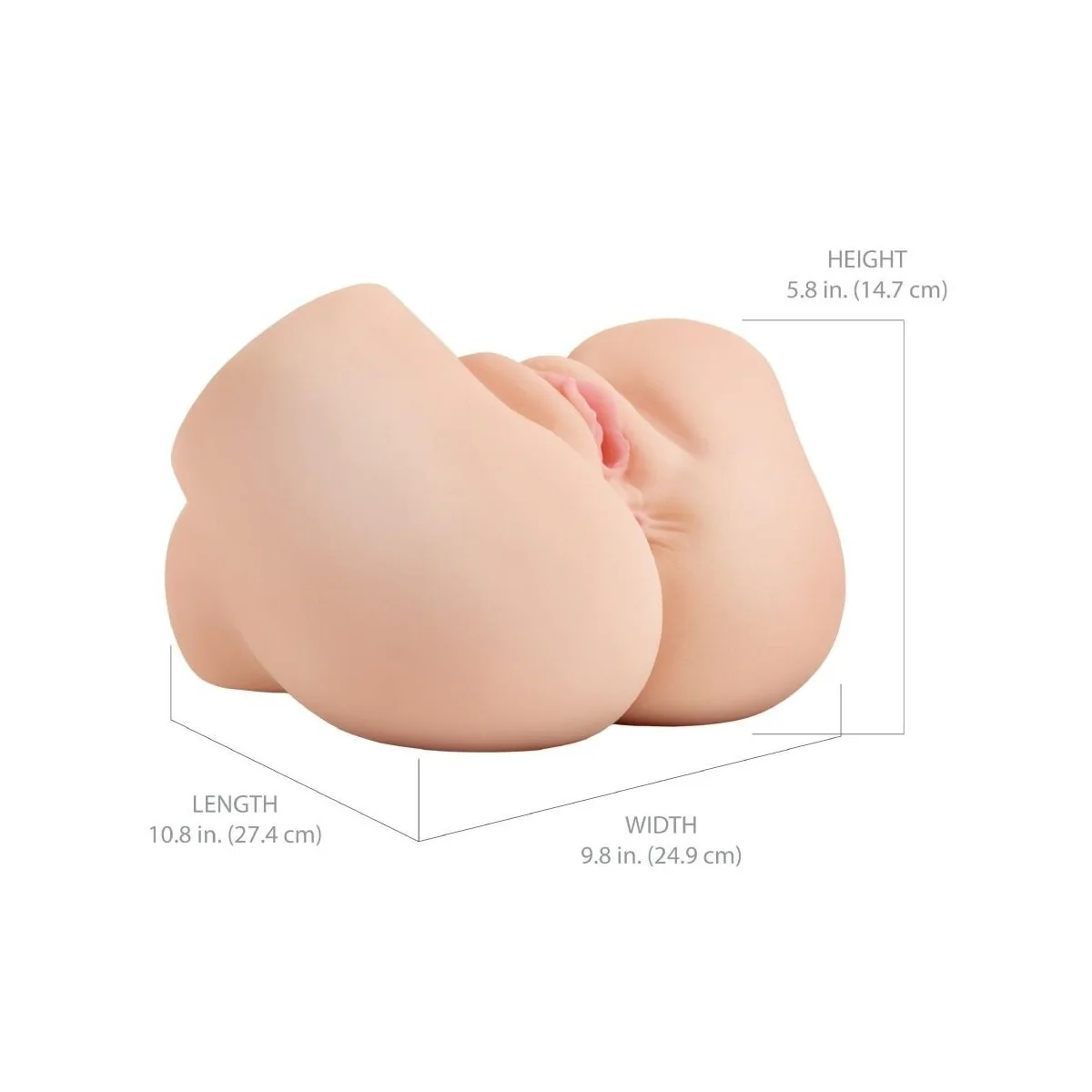 BACK THAT ASS UP REALISTISCHER VIBRIERENDER VAGINA- UND ANUS-MASTURBATOR VON PDX ELITE