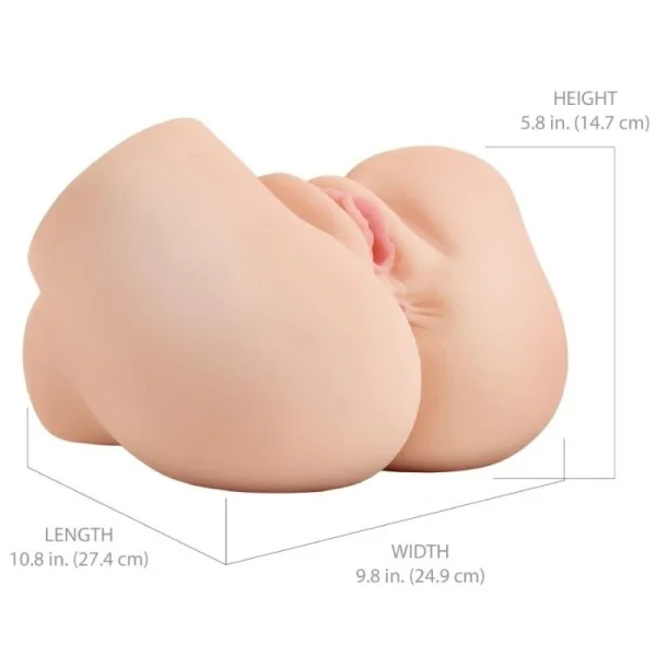 BACK THAT ASS UP REALISTISCHER VIBRIERENDER VAGINA- UND ANUS-MASTURBATOR VON PDX ELITE