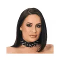 Lederhalsband mit Spikes von Bondage Play