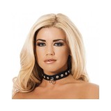 Lederhalsband mit Nieten von Bondage Play | Fesselliebe.de