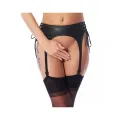 Leder-Strumpfhaltergürtel Verstellbar von Bondage Play