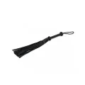 Geflochtene Lederpeitsche, Schwarz von Bondage Play