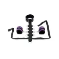 Set Halsband mit Manschetten Lila von Bondage Play