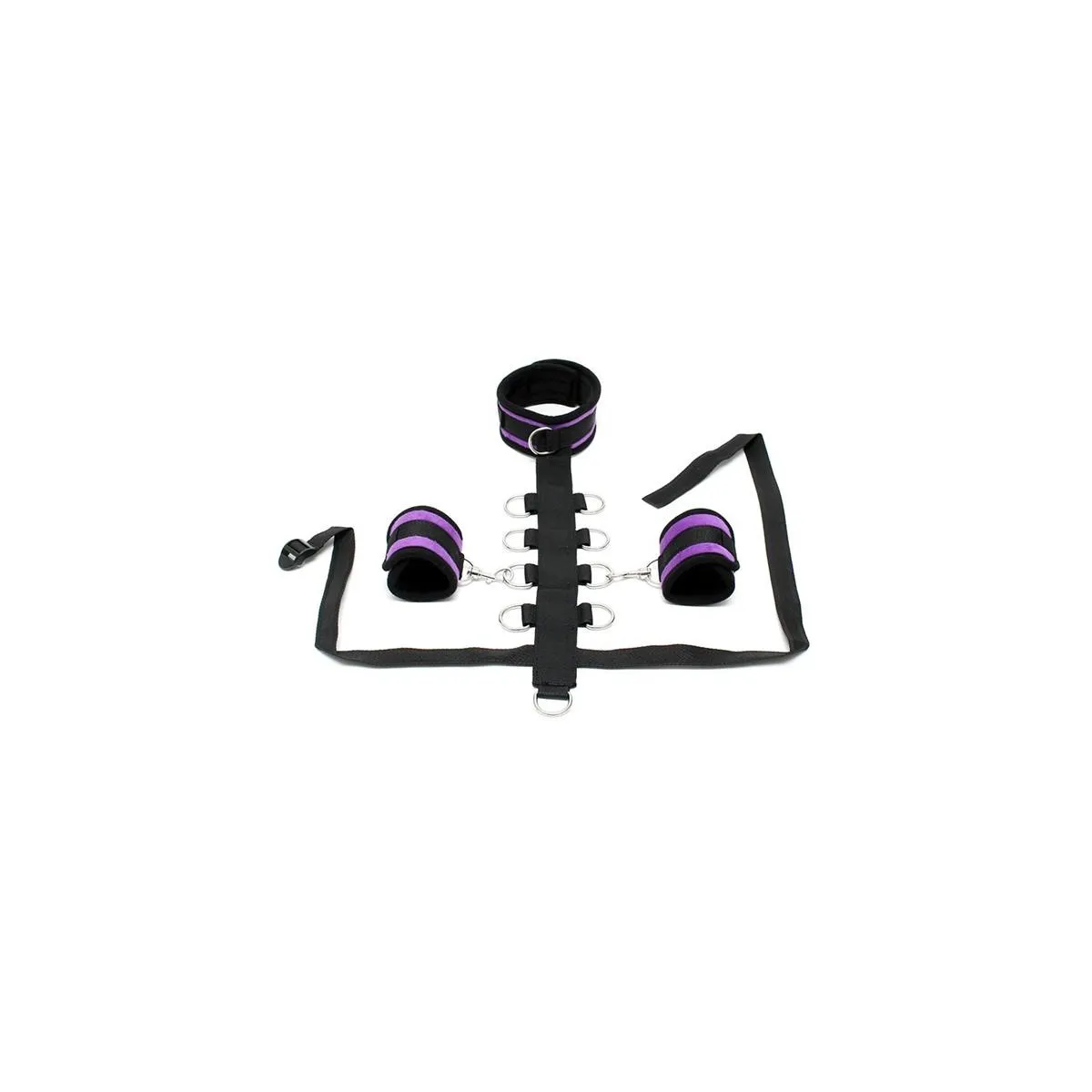 Set Halsband mit Manschetten Lila von Bondage Play | Fesselliebe.de