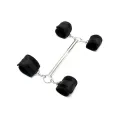 Spreizstange mit Abnehmbaren 4 Manschetten Schwarz von Bondage Play