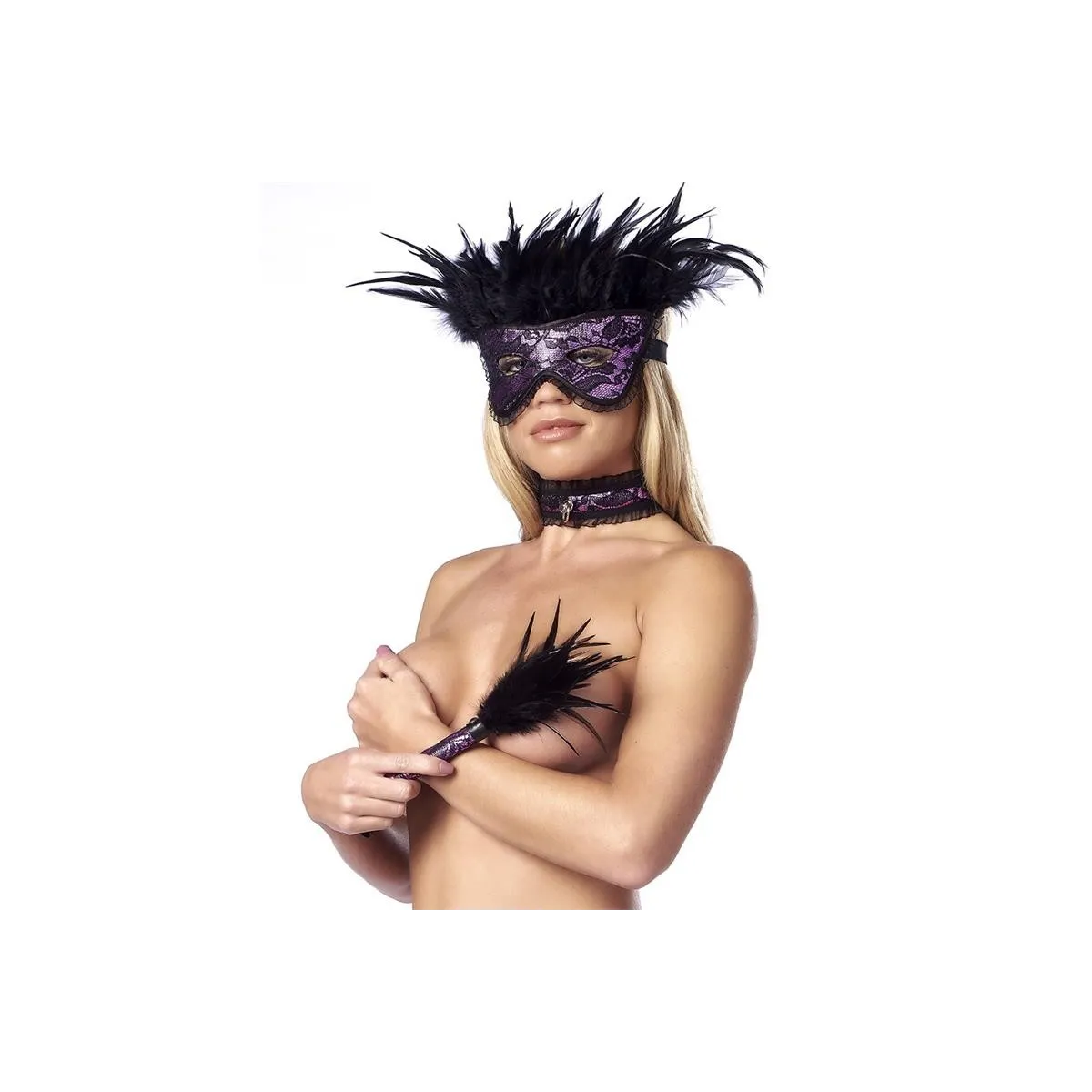 3-Teiliges Luxus-Dominaset Lila von Bondage Play | Fesselliebe.de