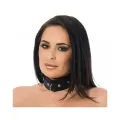 Lederhalsband mit Grossem Metallring von Bondage Play