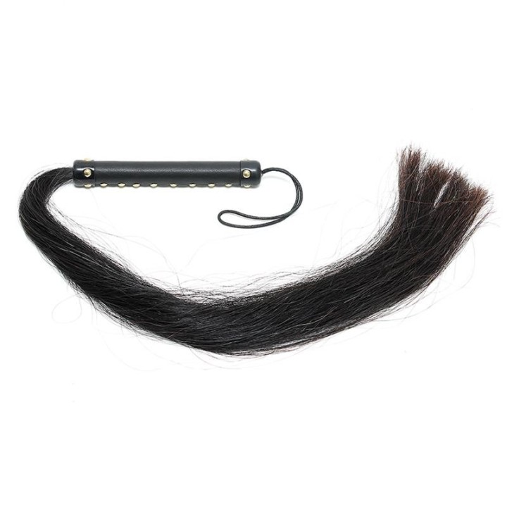 Peitsche mit Pferdehaar 85 cm von Bondage Play | Fesselliebe.de