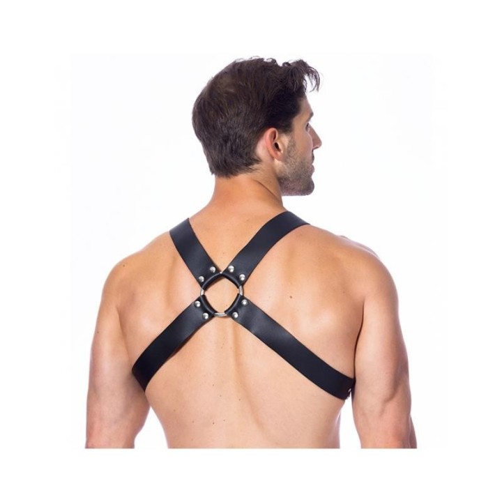 Verstellbarer Ledergeschirr mit Schnallen von Bondage Play | Fesselliebe.de