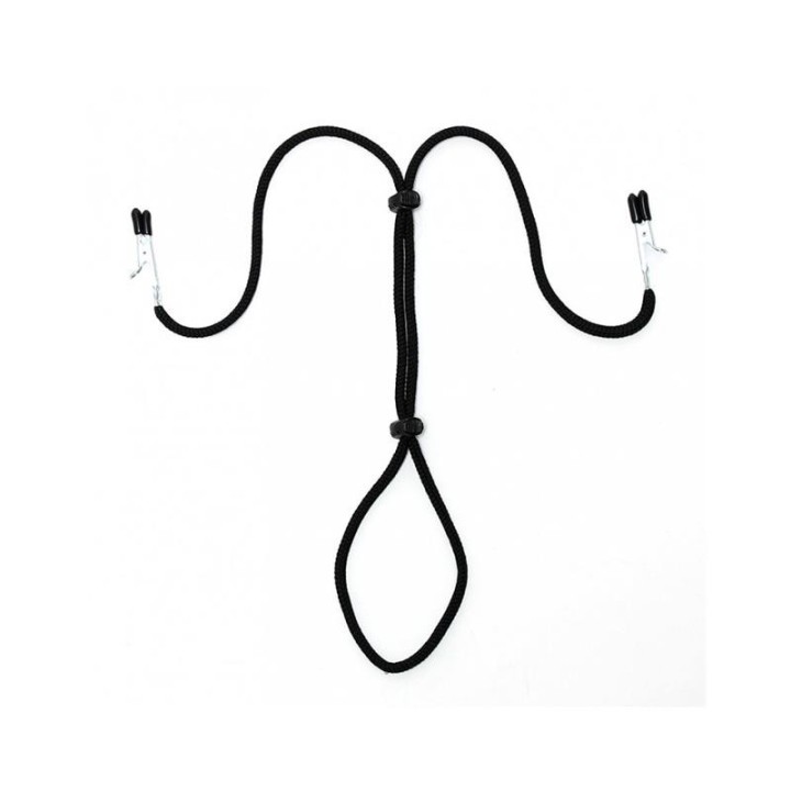 Nippelklemmen mit Penisschnur von Bondage Play | Fesselliebe.de