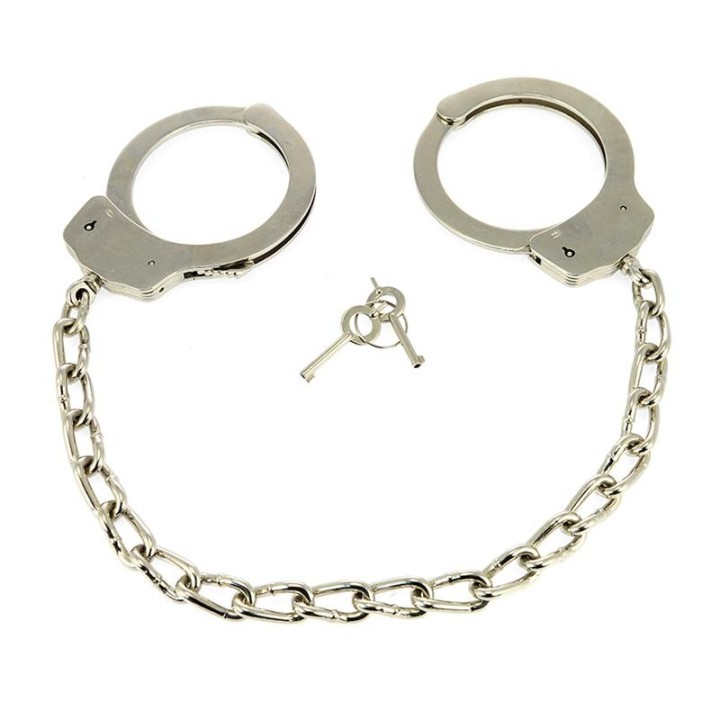Knöchelfesseln aus Metall – Verstellbar von Bondage Play | Fesselliebe.de