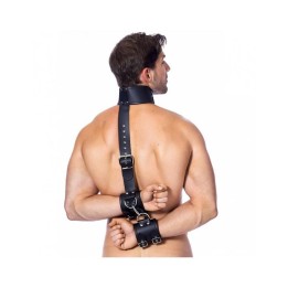 Hals- und Handfesseln aus Leder, M-L von Bondage Play | Fesselliebe.de